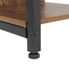 Industrial TV Entertainment Stand TV Cabinet Living Room Side Table with Shelves
