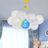 3D Creative Planet Chandelier Adjustable Lighting Ceiling Fixture Bedroom Hotel