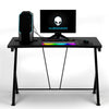 Gaming Computer Desk Ergonomic PC Racing Table Study Workstation W/ Arc Desktop