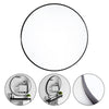 Bathroom HD Mirror Wall Mirror Black Metal Frame Bedroom Makeup Dressing Mirror