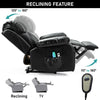 Recliner Armchair 8 Point Electric Heated Massage Sofa Arm Chair Lounge Home