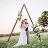 Stable Triangle Wedding Arch Wood Backdrop Stand Garden Outdoor Farmhouse Theme