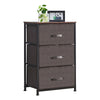 Chest of Drawers Bedroom Storage Unit with 3 Drawers Organizer Cabinet Wardrobe