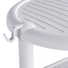 Portable 4 Tier White Shoe Storage Rack - Home Space Saving Shoe Organiser Rack