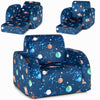 3 in 1 Kids Sofa Chair Children Flip Open Sofa Bed Toddler Soft Couch Lounger