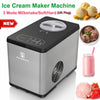 Electric Ice Cream Maker Machine Automatic 3 Modes 1.6 Quart Steel LCD Display