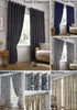 SALE Floral Curtains Eyelet Ring Top/Taped Top Pencil Pleat Lined Curtain Pair