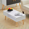 Coffee Tea Table Modern Open Shelf Storage Living Room Home Furniture w/ Drawer