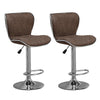 1/2/4/6x Bar Stools Gas Lift Swivel Faux Leather Kitchen Breakfast Counter Salon