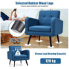 Modern Upholstered Accent Sofa Chair Button Tufted Armchair Leisure Lounge Chair