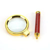 Clear 60mm Handheld 15X Magnifier Magnifying Glass Loupe Reading Jewelry Aid