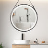 LED Illuminated Bathroom Mirror Makeup 3 Light w/Demister Hanging Belt 600/800mm