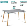 Retro Dining Table With Wooden Legs Dining Room Kitchen Tables Home Furniture