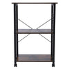 3-Tier Microwave Oven Shelf Rack Storage Stand Kitchen Cart Table With 6 Hooks