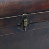 Retro Wooden Treasure Chest Vintage Storage Box Trunk Coffee Table Lockable UK