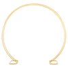 Gold Moon Gate Wedding Party Walk Through Flower Arch Frame Circle Base Standing