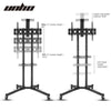 Heavy Duty Mobile TV Stand Trolley Cart on Wheels Anti Tip Corner Mount 32-70"