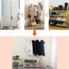 Heavy Duty Clothes Rail Metal Garment Hanging Stand Shoe Rack Home Storage Shelf