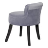 Retro Vintage Bedroom Dressing Table Stool Velvet Vanity Chair with Wooden Legs