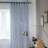 Star Blackout Window Curtains Hollow Thermal Insulated Home Bedroom Living Room
