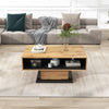 Modern Coffee End Table Wooden Storage Drawer Shelf Living Room Furniture QH