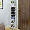 7-tier Single Shoe Storage Rack Stand Organiser Unit Shoe Shelf Home Wood Unit