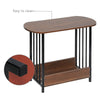 NICEME Narrow Side Table Slim End Table for Living Room Small Bedside Table