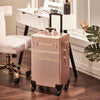 Large Travel Trolley Case Makeup/Cosmetic/Hairdressing/Vanity/Beauty Storage Box