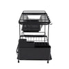 Dish Drainer Rack Storage Drip Tray Cutting Board SinkDrying Draining Plate Bowl