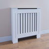 Radiator Cover White Unfinished Modern Traditional Wood Grill Cabinet Shelf MDF