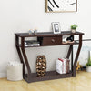 Console Table Modern Entryway Accent Table Wood Narrow Hall Desk Sofa Side Table