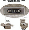 Dual Motor Riser Recliner Lift Massage Chair w/Table and Lumbar Support