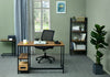 Industrial Computer Desk PC Laptop Table Writing Study Workstation with Shelves