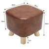 Small Square/Round Footstool Pouffe Sofa Stool Chair Velvet Fabric Padded Seat