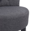 Soft Dressing Table Chair Vanity Makeup Stool Dining Seat Pouffe with Wood Legs