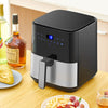 5L 1450W Air Fryer Power Basket Health Fryer Digital Display Stainless Steel