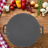 Cast Iron Non Stick Griddle Tray Kitchen Plate Fry Grill Cooking Pans BBQ Hob UK
