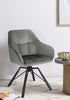 1/2/4/6 Velvet Swivel Dining Chairs Padded Seat Accent home & restaurants