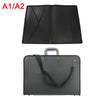 DESIGN PORTFOLIO WATER PROOF BLACK CASE ART WORK PAINTING FOLDER BAG A1&A2