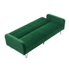 Upholstered 3 Seater Small Sofa Bed Settee Couch Recliner Sofabed Sleeper Beds