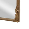 Large Vintage Full Length Golden Wood Framed Ornate Leaner Wall Hanging Mirror