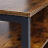 TV Stand Console Table Industrial 3-Tier Rustic Console Entryway/Hallw