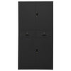 Office Cabinet Anthracite 90x40x180 Steel I3O5