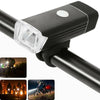 Bike Bicycle Lights USB LED Rechargeable Set Mountain Cycle Front Back Headlight