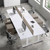 Flamaker 140x70 cm Electric Standing Desk Height Adjustable Computer Desk