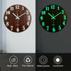 12'' Luminous Wall Clock Glow In The Dark Silent Indoor Kitchen Hanging Clocks