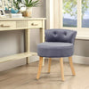 Upholstered Makeup Chair Velvet Dressing Table Seat Piano Stool Bedroom Kids