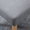 2/4/6x Fabric Button Tufted Dining Chairs Upholstered Kitchen Dining Room Grey