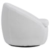 Teddy Velvet White Swivel Leisure Armchair Upholstered Sofa Chair Bedroom