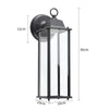 Traditional Vintage Outdoor Coach Wall Lantern Light Lamp Glass Metal Waterproof